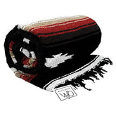 Black Baja Multi Diamond Yoga Blanket